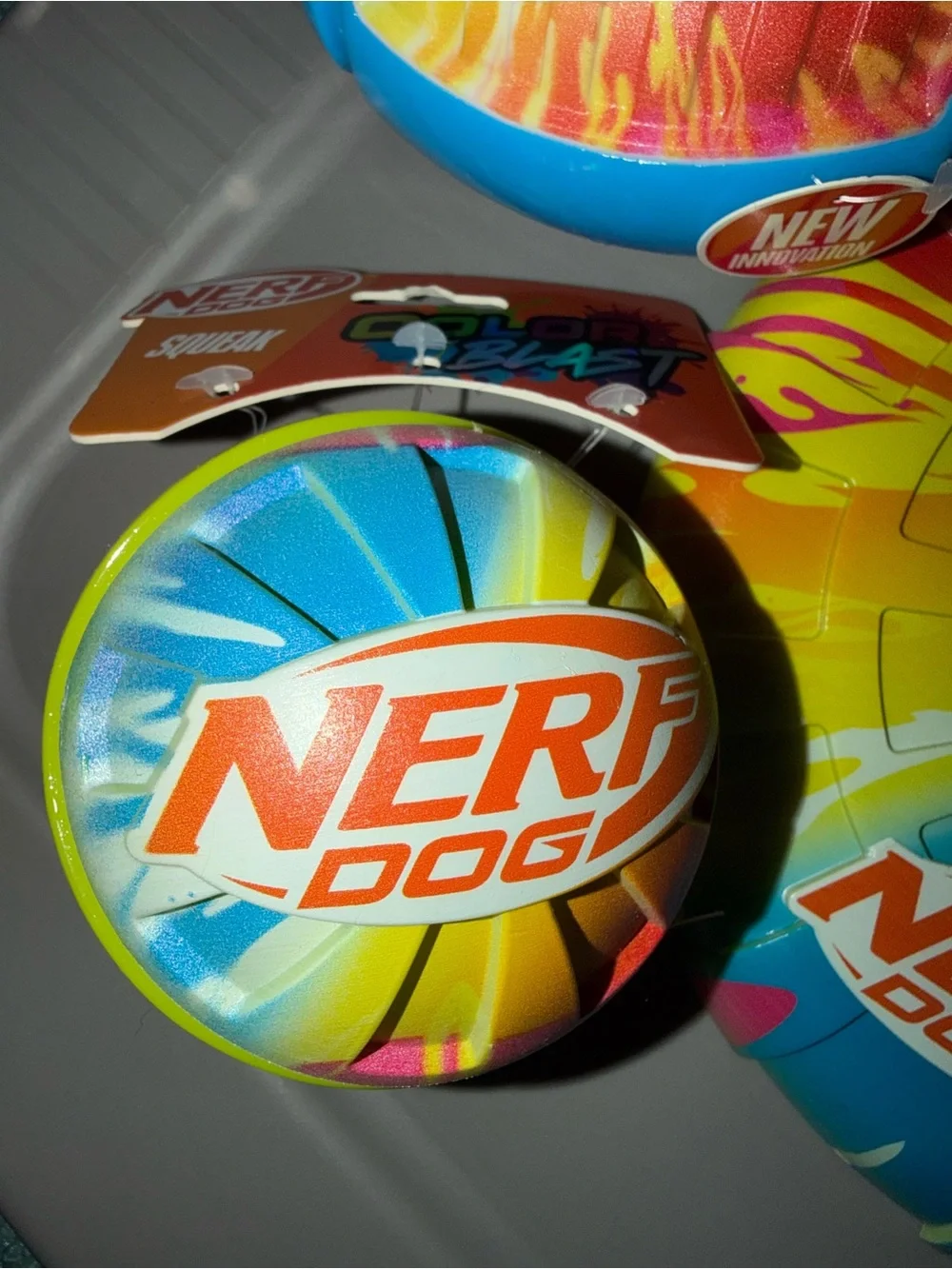 Nerf Color Blast Dog Toy Bundle!